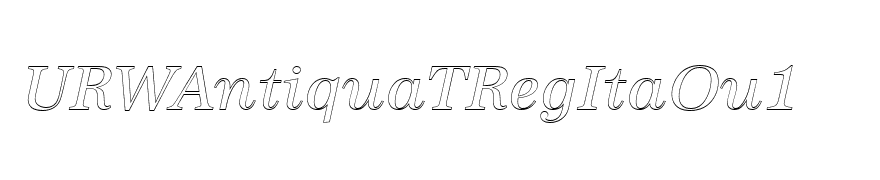 URWAntiquaTRegItaOu1