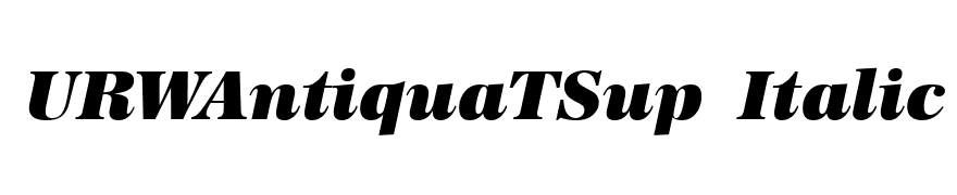 URWAntiquaTSup Italic