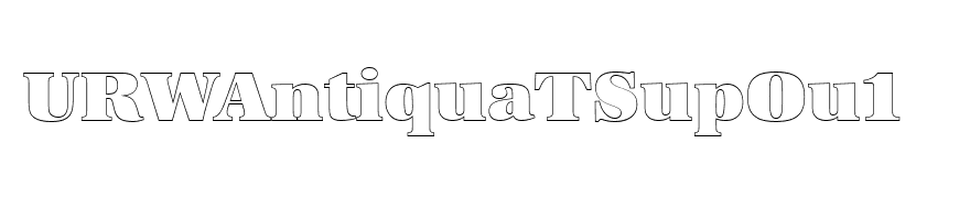 URWAntiquaTSupOu1