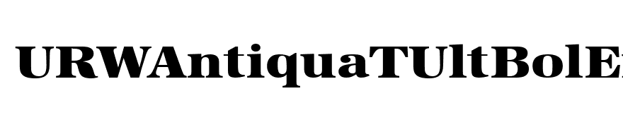 URWAntiquaTUltBolExtWid