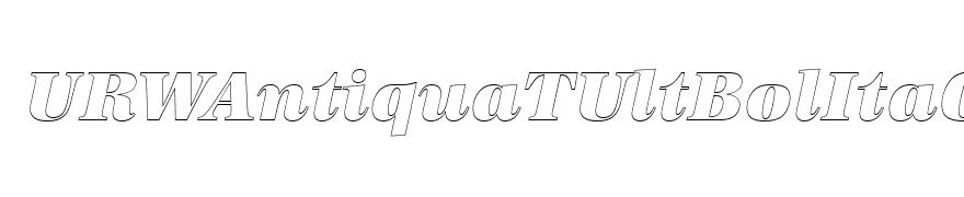 URWAntiquaTUltBolItaOu1