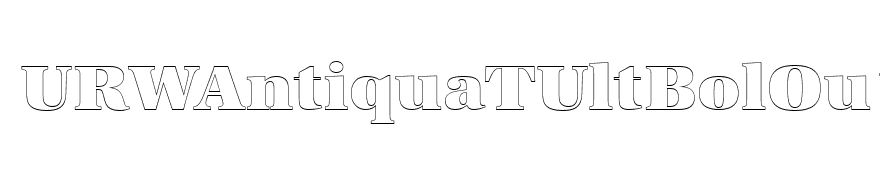URWAntiquaTUltBolOu1
