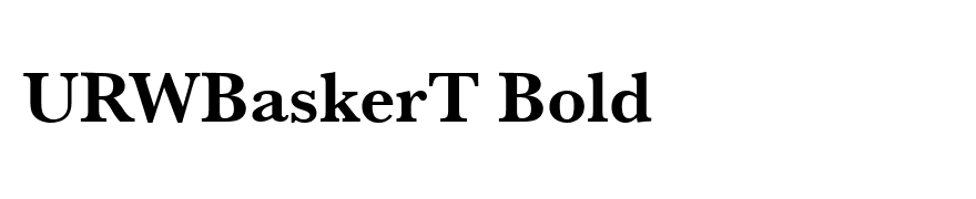 URWBaskerT Bold