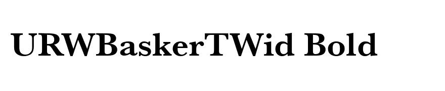 URWBaskerTWid Bold