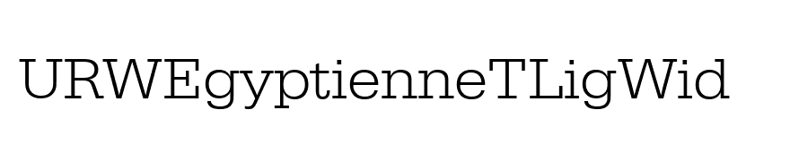 URWEgyptienneTLigWid