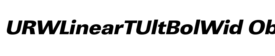 URWLinearTUltBolWid Oblique