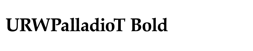 URWPalladioT Bold