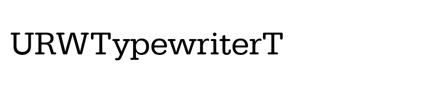 URWTypewriterT