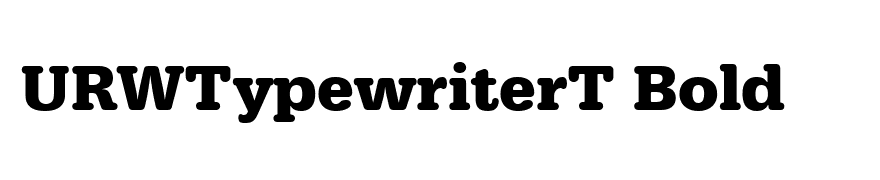 URWTypewriterT Bold