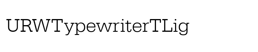 URWTypewriterTLig