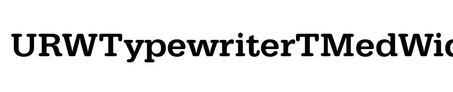 URWTypewriterTMedWid