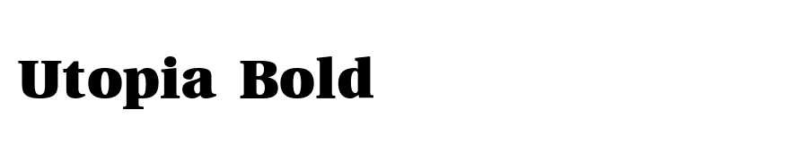 Utopia Bold