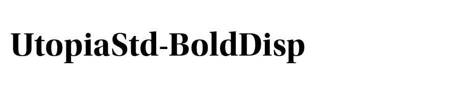 UtopiaStd-BoldDisp