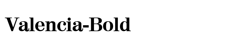 Valencia-Bold