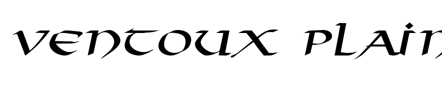 Valhalla Wide Italic