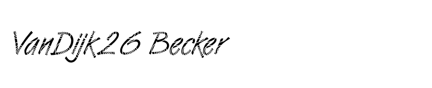 VanDijk26 Becker