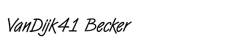 VanDijk41 Becker