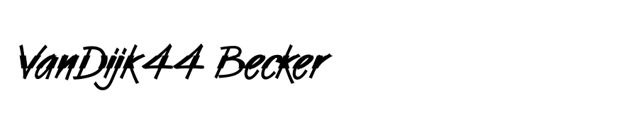 VanDijk44 Becker