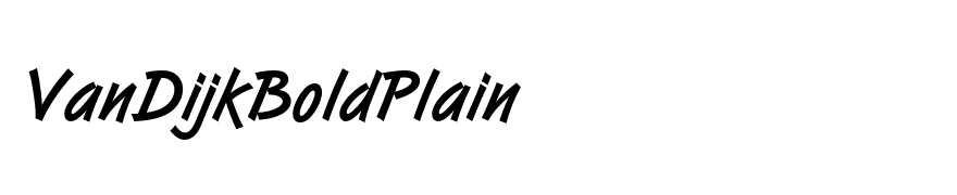 VanDijkBoldPlain