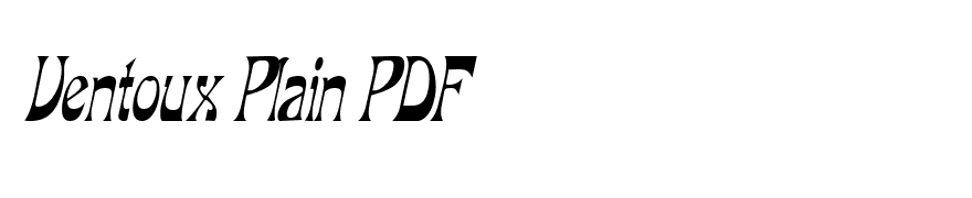 VanVeenCondensed Italic