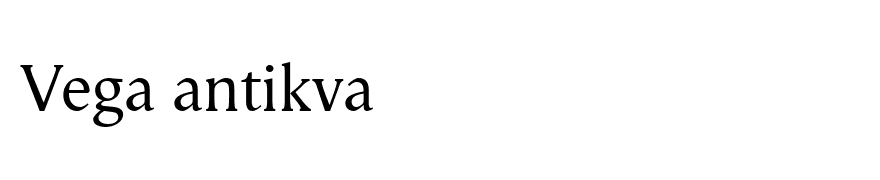 Vega antikva