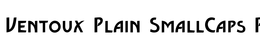 Ventoux Plain SmallCaps PDF