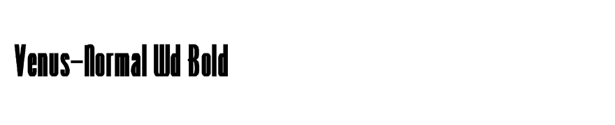 Venus-Normal Wd Bold