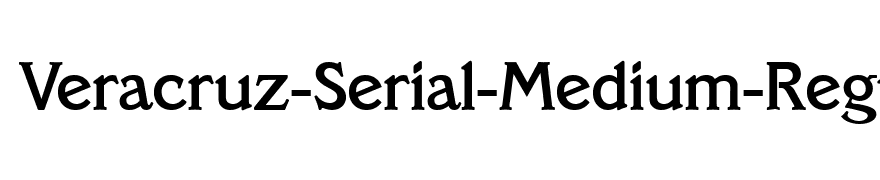 Veracruz-Serial-Medium-Regular