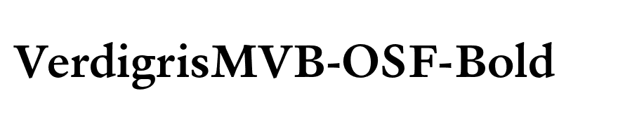 VerdigrisMVB-OSF-Bold