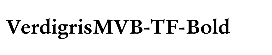 VerdigrisMVB-TF-Bold