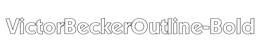 VictorBeckerOutline-Bold