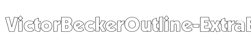 VictorBeckerOutline-ExtraBold-Regular