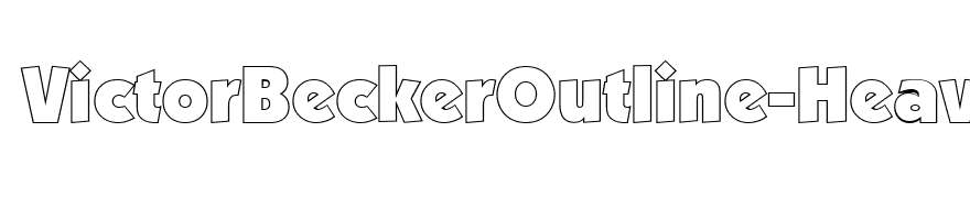 VictorBeckerOutline-Heavy