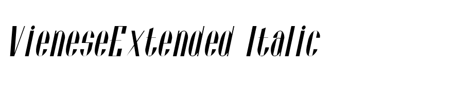 VieneseExtended Italic