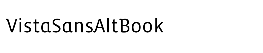 VistaSansAltBook