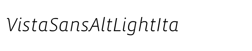 VistaSansAltLightIta