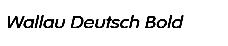 Vogel Wide BoldItalic