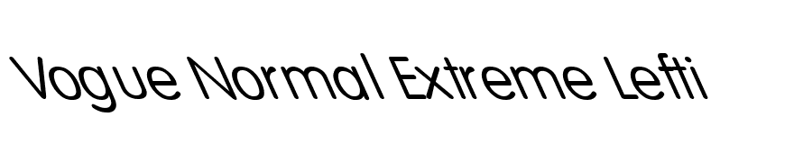 Vogue Normal Extreme Lefti