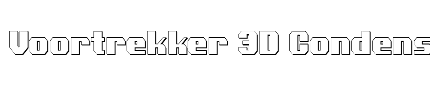 Voortrekker 3D Condensed