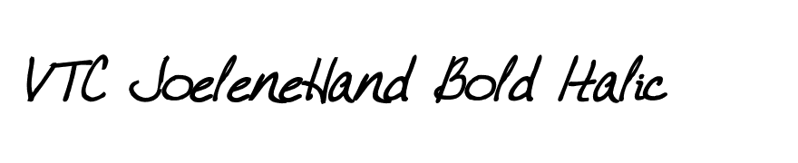 VTC JoeleneHand Bold Italic