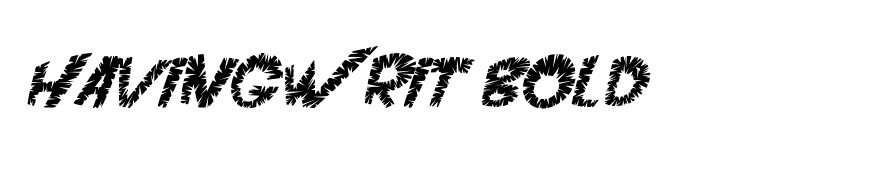 VTC ScreamItLoudSliced Italic