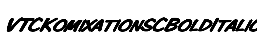 VTCKomixationSCBoldItalic