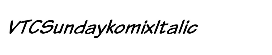 VTCSundaykomixItalic