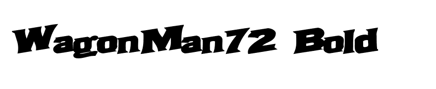 WagonMan72 Bold