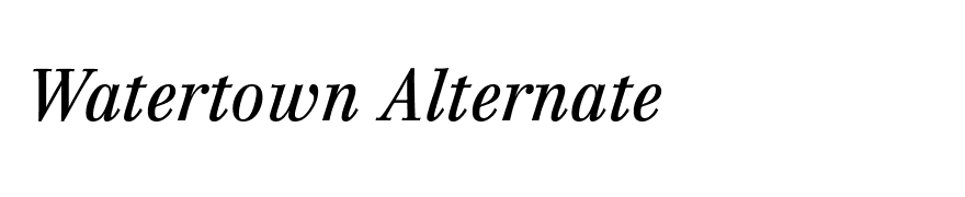 WalburnText Italic