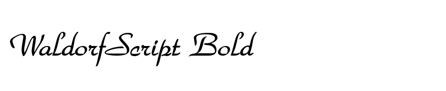 WaldorfScript Bold