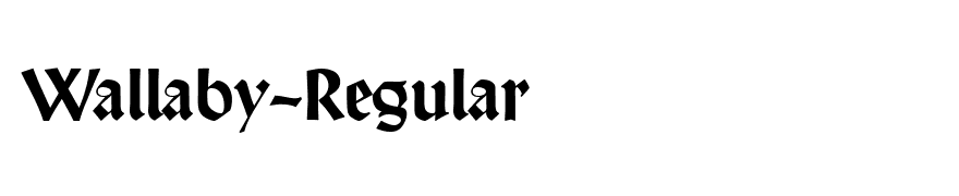 Wallaby-Regular