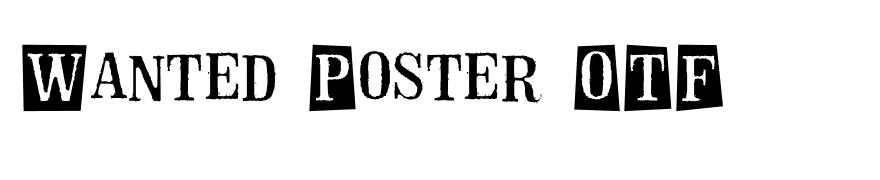 Wanted Poster OTF