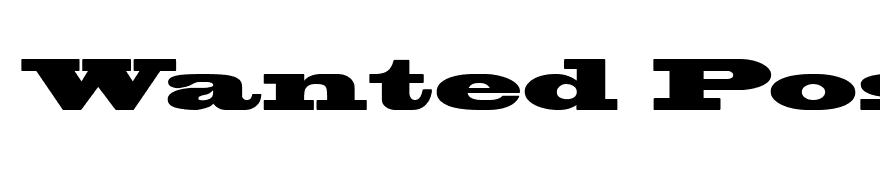 Wanted Poster SSi Black