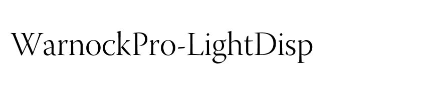WarnockPro-LightDisp